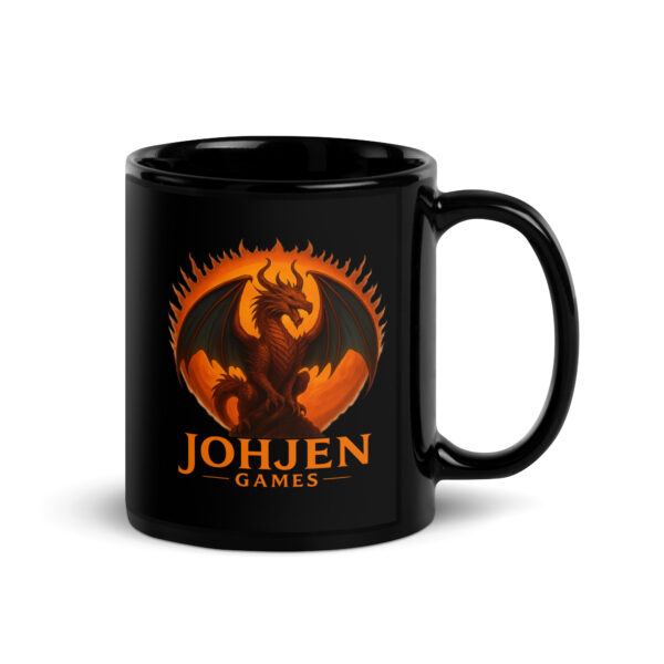 Black Glossy Mug