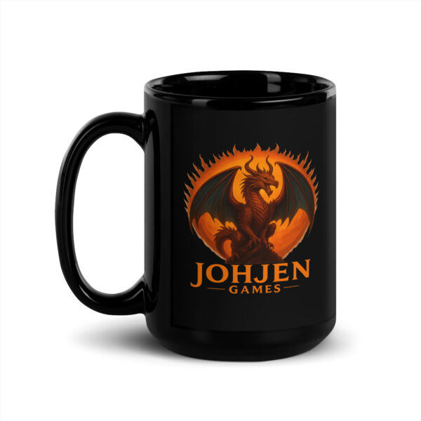 Black Glossy Mug - Image 4